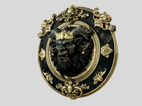 Escudo da Besta Modelo 3D
