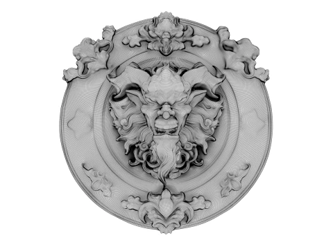 Escudo da Besta Modelo 3D