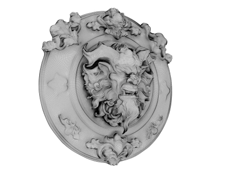 Escudo da Besta Modelo 3D