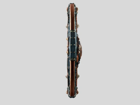 Ironbound Round Shield 3D Model