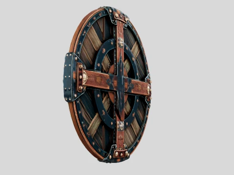Ironbound Round Shield 3D Model