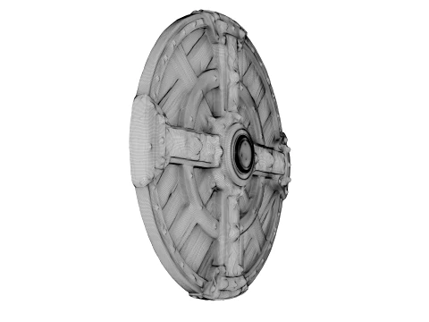 Ironbound Round Shield 3D Model