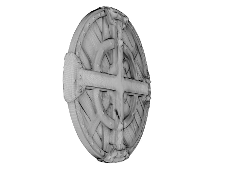 Ironbound Round Shield 3D Model