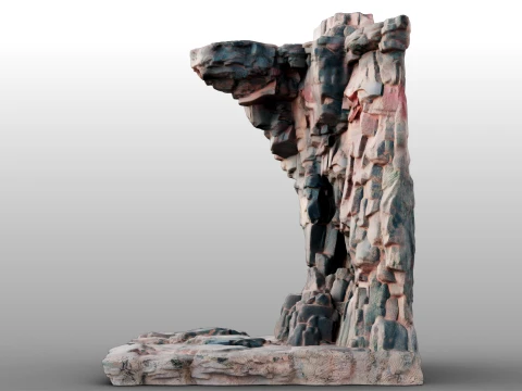 Stone Promontory 3D Model