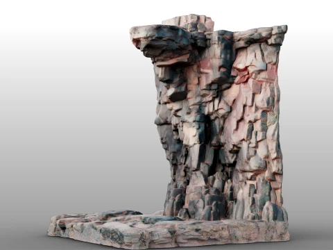 Stone Promontory 3D Model