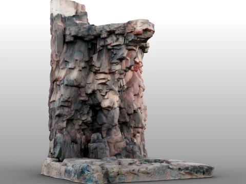 Stone Promontory 3D Model