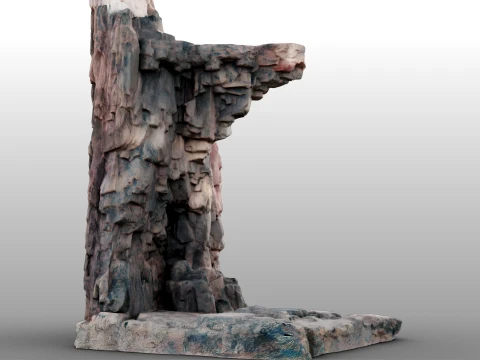 Stone Promontory 3D Model