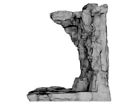 Stone Promontory 3D Model