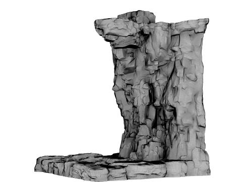 Stone Promontory 3D Model