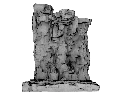 Stone Promontory 3D Model