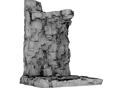 Stone Promontory 3D Model