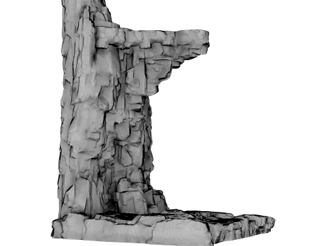 Stone Promontory 3D Model