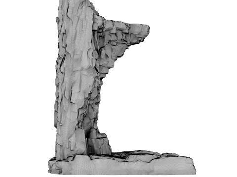 Stone Promontory 3D Model