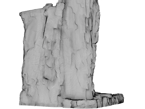 Stone Promontory 3D Model