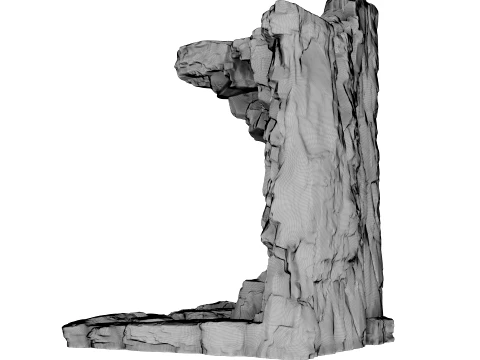 Stone Promontory 3D Model