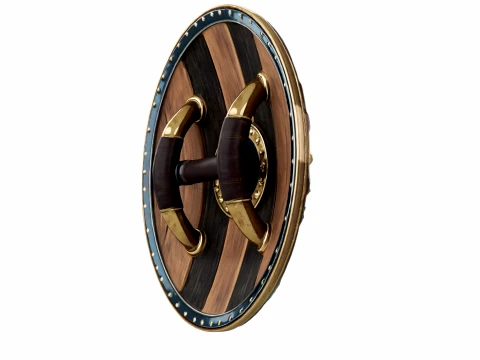 Winged Crest Shield 3D Model