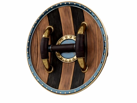 Winged Crest Shield 3D Model