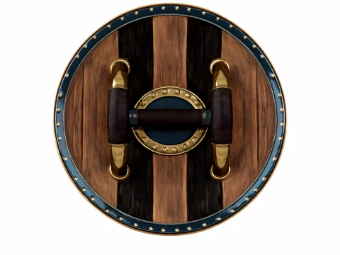 Winged Crest Shield 3D Model