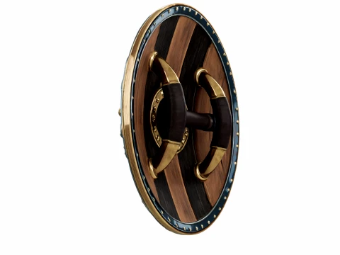 Winged Crest Shield 3D Model