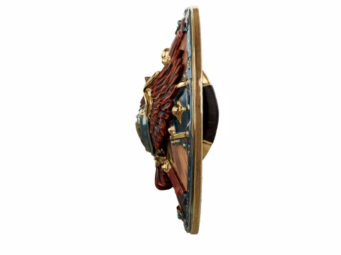 Winged Crest Shield 3D Model