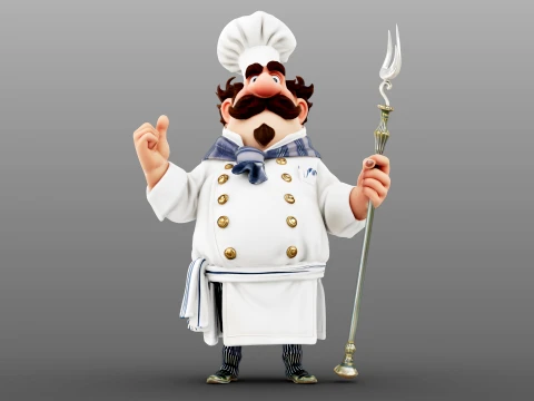 El Chef Profundo Modelo 3D