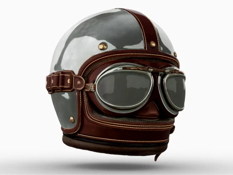 Aviator Helmet 3D Model