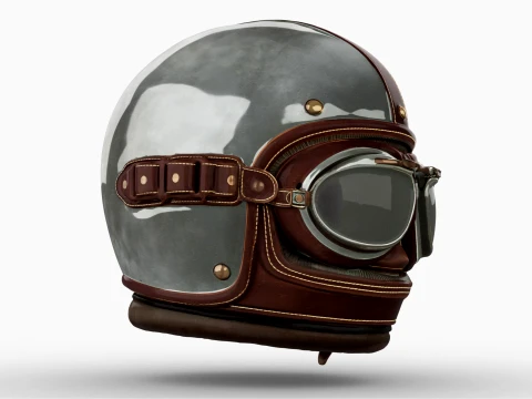 Aviator Helmet 3D Model