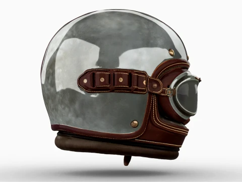Aviator Helmet 3D Model
