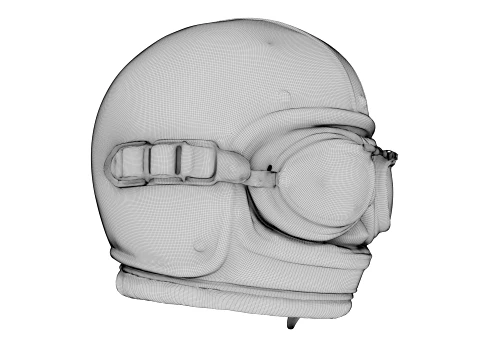 Aviator Helmet 3D Model