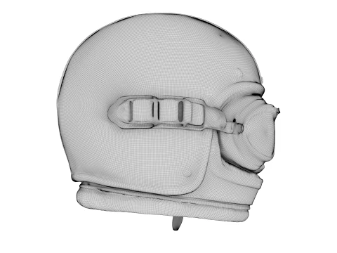 Aviator Helmet 3D Model