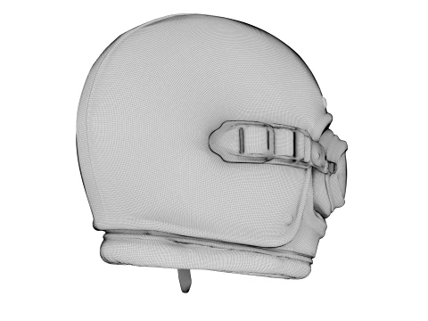 Aviator Helmet 3D Model