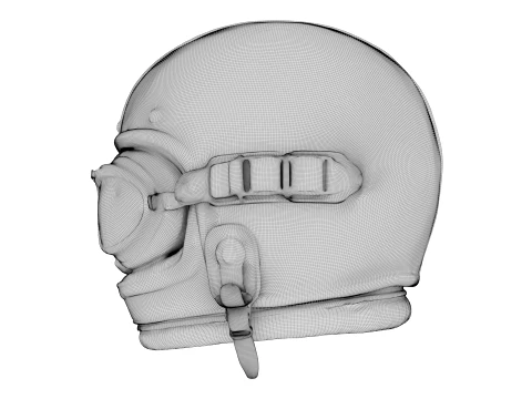 Aviator Helmet 3D Model