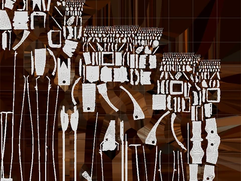 Bow and Arrow 3D Model