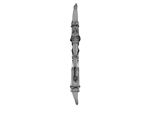 Bow and Arrow 3D Model