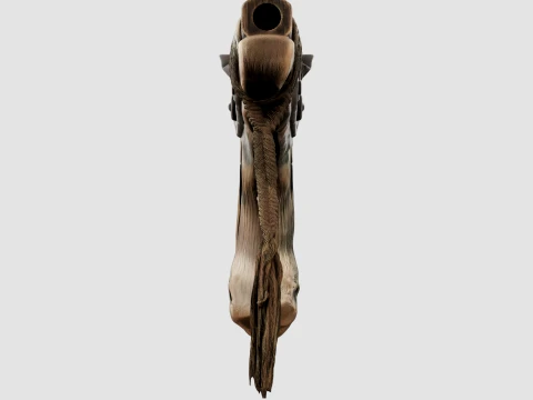 Wooden Pistol 3D Model