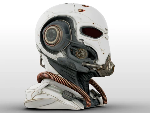Cosmic Scifi Helmet 3D Model