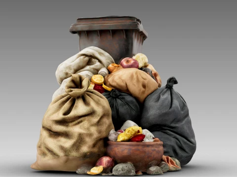 A Pile of Garbage 3D Model