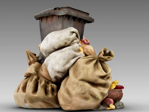 A Pile of Garbage 3D Model