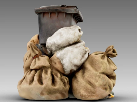 A Pile of Garbage 3D Model