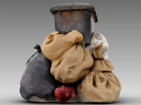 A Pile of Garbage 3D Model