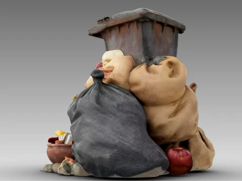 A Pile of Garbage 3D Model