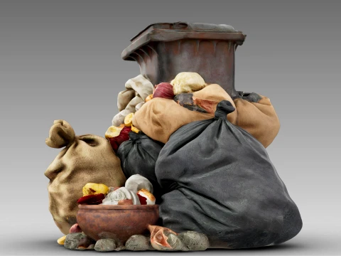 A Pile of Garbage 3D Model