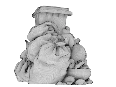 A Pile of Garbage 3D Model