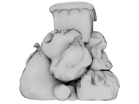 A Pile of Garbage 3D Model