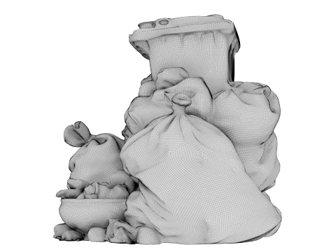 A Pile of Garbage 3D Model
