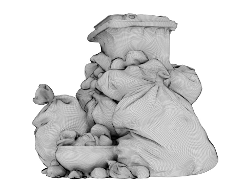 A Pile of Garbage 3D Model