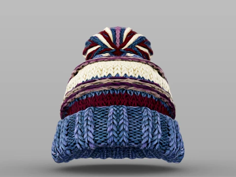 Knit Cap 3D Model