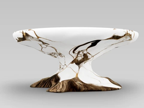 Marble Table 3D Model