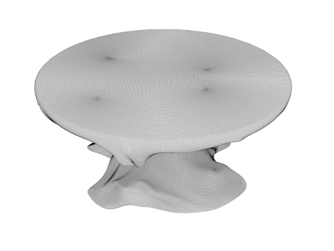 Marble Table 3D Model