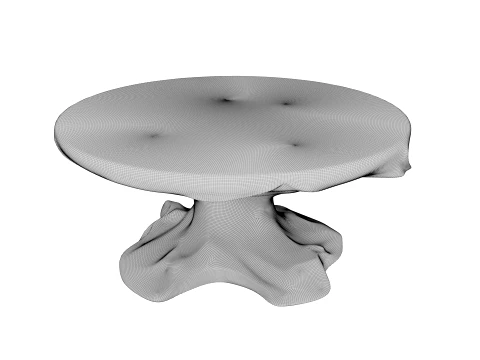 Marble Table 3D Model